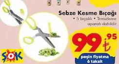 SEBZE KESME BIÇAĞI